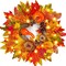 20LED Fall Thanksgiving Wreaths for Front Door Lights Fall
